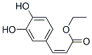 2-Propenoicacid,3-(3,4-dihydroxyphenyl)-,ethylester,(2Z)-(9CI) Struktur