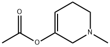 3-Pyridinol,1,2,5,6-tetrahydro-1-methyl-,acetate(ester)(9CI) Struktur