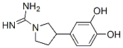 1-Pyrrolidinecarboximidamide, 3-(3,4-dihydroxyphenyl)- (9CI) Struktur