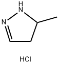 1H-Pyrazole, 4,5-dihydro-5-Methyl-, hydrochloride Struktur