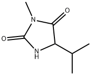 3-methyl-5-isopropylhydantoin Struktur