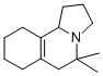 Pyrrolo(2,1-a)isoquinoline, 1,2,3,5,6,7,8,9,10,10b-decahydro-5,5-dimet hyl- Struktur