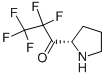 1-Propanone, 2,2,3,3,3-pentafluoro-1-(2-pyrrolidinyl)-, (S)- (9CI) Struktur