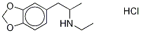 3,4-Methylenedioxyethylamphetamine  hydrochloride Struktur