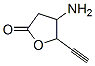 2(3H)-Furanone, 4-amino-5-ethynyldihydro- (9CI) Struktur