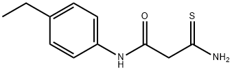 Propanamide, 3-amino-N-(4-ethylphenyl)-3-thioxo- (9CI) Struktur