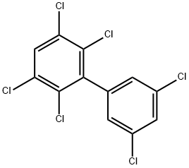 2,3,3',5,5',6-HEXACHLOROBIPHENYL Struktur