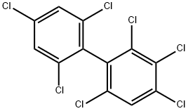 2,2',3,4,4',6,6'-HEPTACHLOROBIPHENYL Struktur