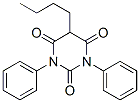 5-Butyl-1,3-diphenylbarbituric acid Struktur