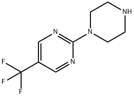 2-piperazin-1-yl-5-(trifluoromethyl)pyrimidine Struktur