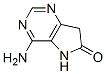 6H-Pyrrolo[3,2-d]pyrimidin-6-one, 4-amino-5,7-dihydro- (9CI) Struktur