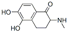 1(2H)-Naphthalenone, 3,4-dihydro-5,6-dihydroxy-2-(methylamino)- (9CI) Struktur