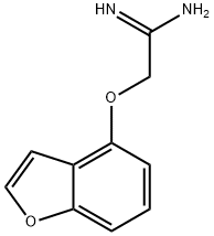 Ethanimidamide, 2-(4-benzofuranyloxy)- (9CI) Struktur