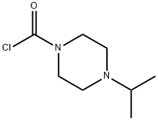 1-Piperazinecarbonyl chloride, 4-(1-methylethyl)- (9CI) Struktur