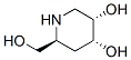 3,4-Piperidinediol,6-(hydroxymethyl)-,(3S,4R,6S)-(9CI) Struktur