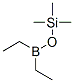 Diethylborinic acid trimethylsilyl ester Struktur