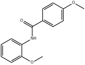 4-METHOXY-N-(2-METHOXYPHENYL)BENZAMIDE Struktur