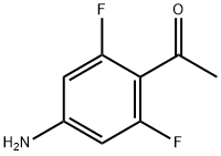 Ethanone, 1-(4-amino-2,6-difluorophenyl)- (9CI) Struktur