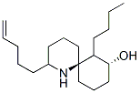 1-Azaspiro(5.5)undecan-8-ol, 7-butyl-2-(4-pentenyl)-, (6R-(6alpha(R*), 7beta,8alpha))- Struktur