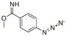 methyl 4-azidobenzimidate Struktur