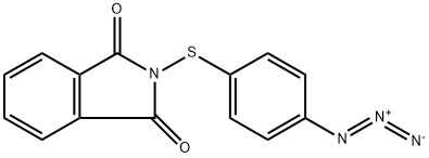 N-((4-azidophenyl)thio)phthalimide Struktur