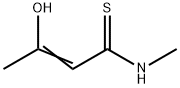 2-Butenethioamide, 3-hydroxy-N-methyl- (9CI) Struktur