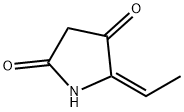 2,4-Pyrrolidinedione,5-ethylidene-,(E)-(9CI) Struktur