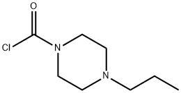 1-Piperazinecarbonyl chloride, 4-propyl- (9CI) Struktur