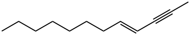 (E)-4-Dodecen-2-yne Struktur