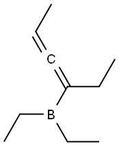 4-(Diethylboryl)-2,3-hexadiene Struktur