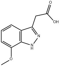 2-(7-METHOXYINDOLIN-3-YL)ACETIC ACID Struktur