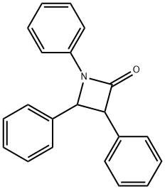 1,3,4-TRIPHENYL-2-AZETIDINONE Struktur