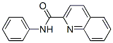 N-Phenyl-2-quinolinecarboxamide Struktur