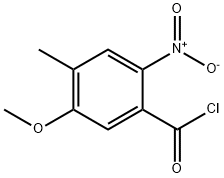 5-Methoxy-4-methyl-2-nitrobenzoyl chloride Struktur