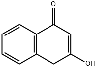 1(4H)-Naphthalenone, 3-hydroxy- (9CI) Struktur