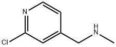 N-[(2-Chloropyridin-4-yl)methyl]-N-methylamine Struktur