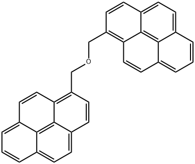 di-(1-pyrenylmethyl)ether Struktur