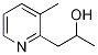 2-Pyridineethanol,alpha,3-dimethyl-(9CI) Struktur