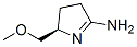 2H-Pyrrol-5-amine,3,4-dihydro-2-(methoxymethyl)-,(R)-(9CI) Struktur