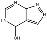 4H-Pyrazolo[3,4-d]pyrimidin-4-ol, 5,7a-dihydro- (9CI) Struktur