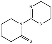 2-Piperidinethione,  1-(5,6-dihydro-4H-1,3-thiazin-2-yl)- Struktur