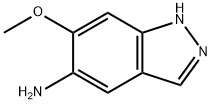 1H-Indazol-5-amine,6-methoxy-(9CI) Struktur