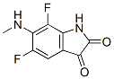 1H-Indole-2,3-dione, 5,7-difluoro-6-(methylamino)- (9CI) Struktur