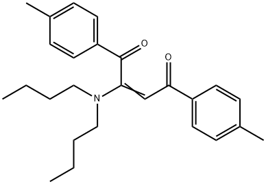 (E)-2-(dibutylamino)-1,4-bis(4-methylphenyl)but-2-ene-1,4-dione Struktur