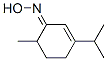 2-Cyclohexen-1-one,6-methyl-3-(1-methylethyl)-,oxime,(E)-(9CI) Struktur