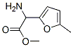 2-Furanaceticacid,alpha-amino-5-methyl-,methylester(9CI) Struktur