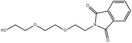 2-(2-[2-(2-HYDROXY-ETHOXY)-ETHOXY]-ETHYL)-ISOINDOLE-1,3-DIONE Struktur