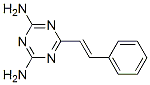 6-(2-Phenylethenyl)-1,3,5-triazine-2,4-diamine Struktur