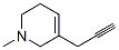 Pyridine, 1,2,3,6-tetrahydro-1-methyl-5-(2-propynyl)- (9CI) Struktur