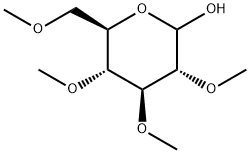 2,3,4,6-TETRAMETHYL-D-GLUCOSE Struktur